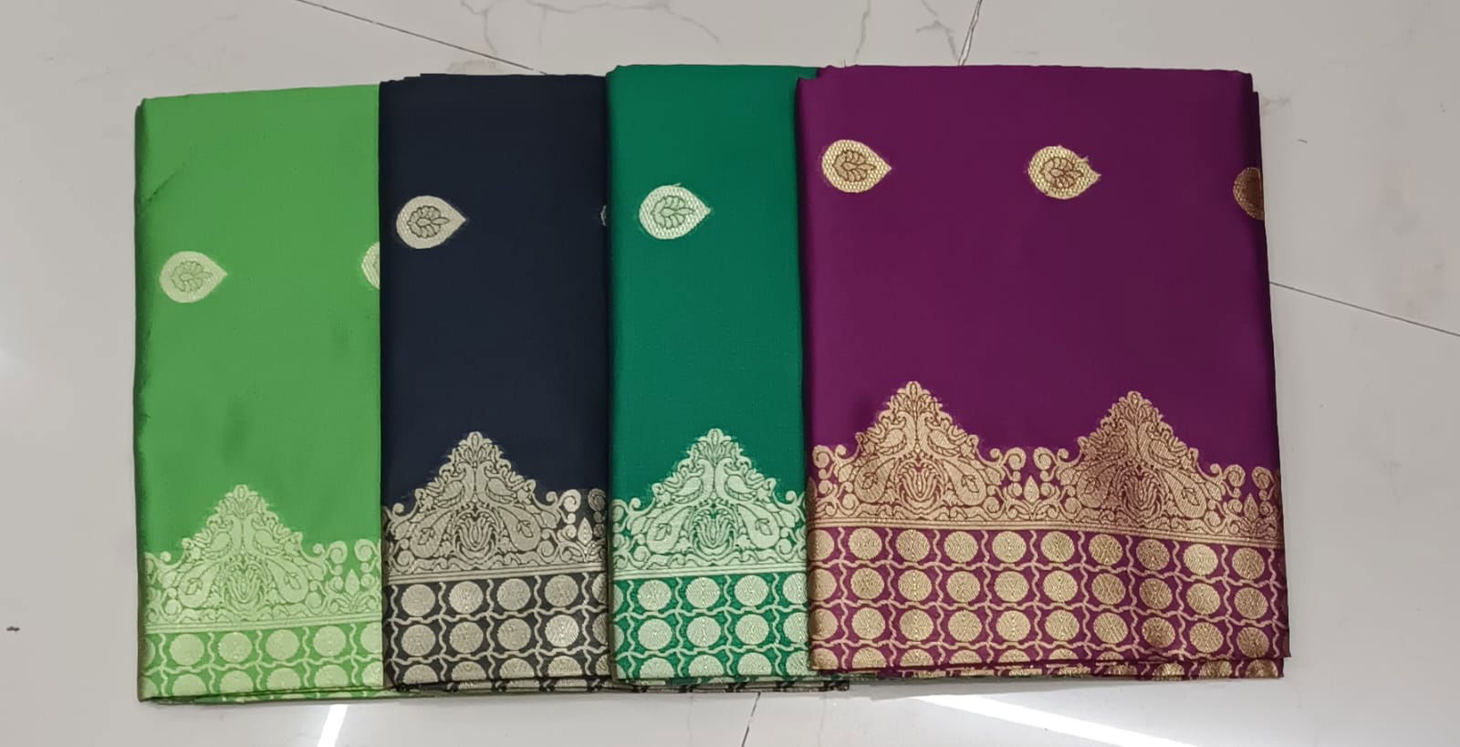 TB By Ritika Boderless Soft Lichi Kanchipuram Saree Catalog